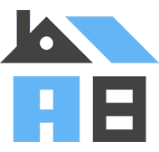 House black and blue icon